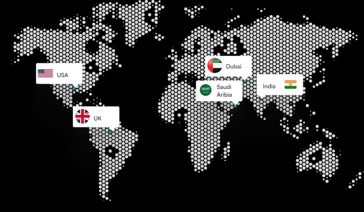 Emblix Global Presence Map