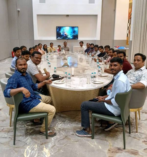 Office team close-up