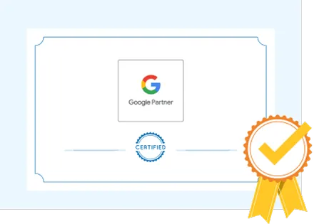 Google Partner certification held by Emblix Solutions